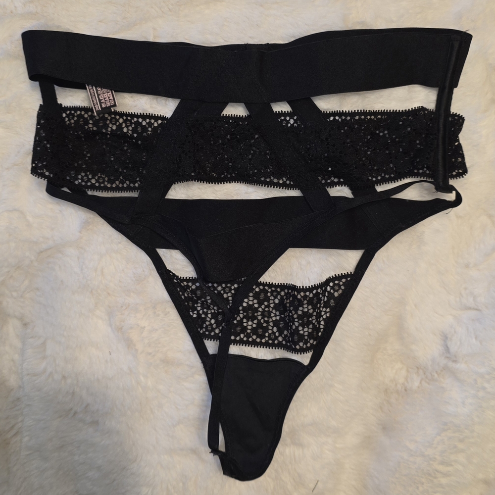 Victoria's Secret Black Lace Detail